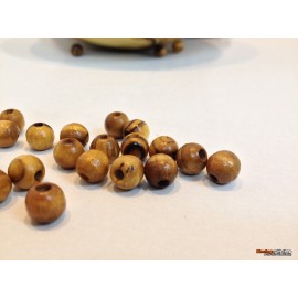 Olive Wood Beads-Medium 7mm -1000 in a Bag