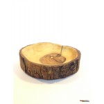 Olive Wood Bowl-Bark