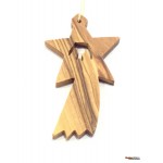 Olive Wood Christmas Decorations -Shooting Star