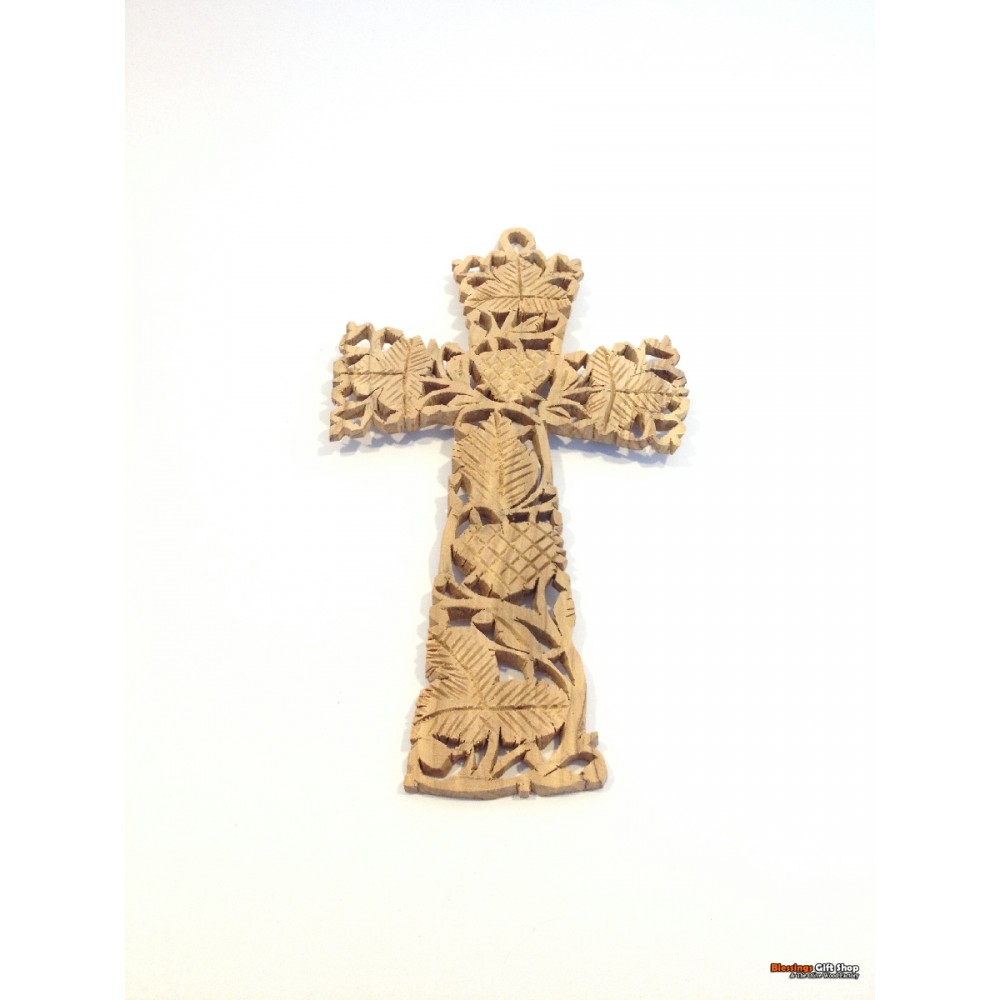Olive Wood Cross-First hand made  crosses made in Bethlehem