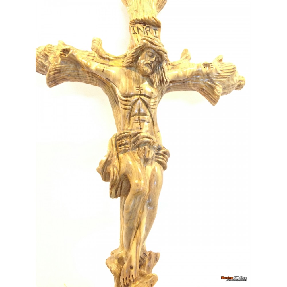 Olive Wood Cross-Master Piece