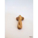 Olive Wood Holding Cross -Small