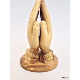 Olive Wood Praying Hands -Master Piece