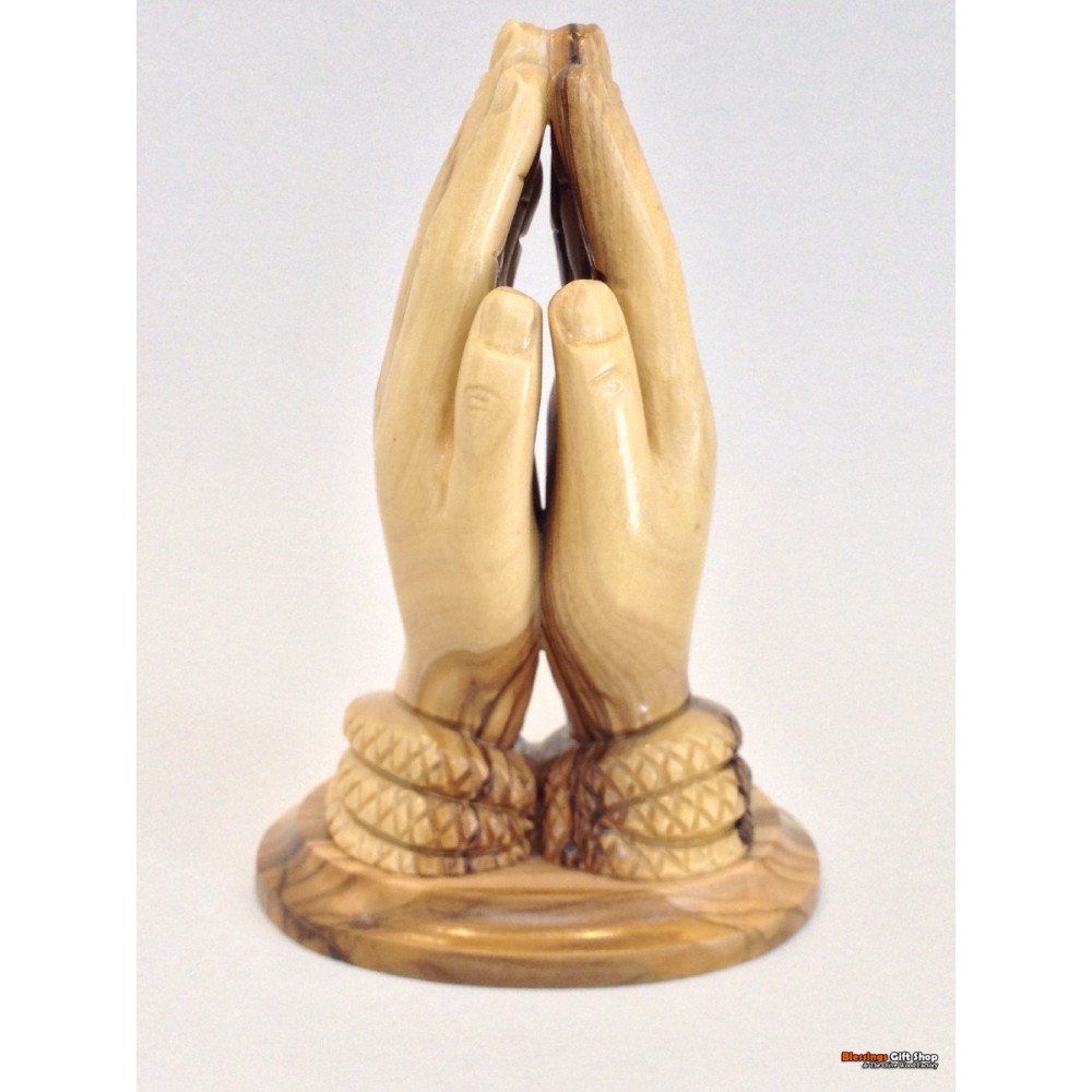 Olive Wood Praying Hands -Master Piece