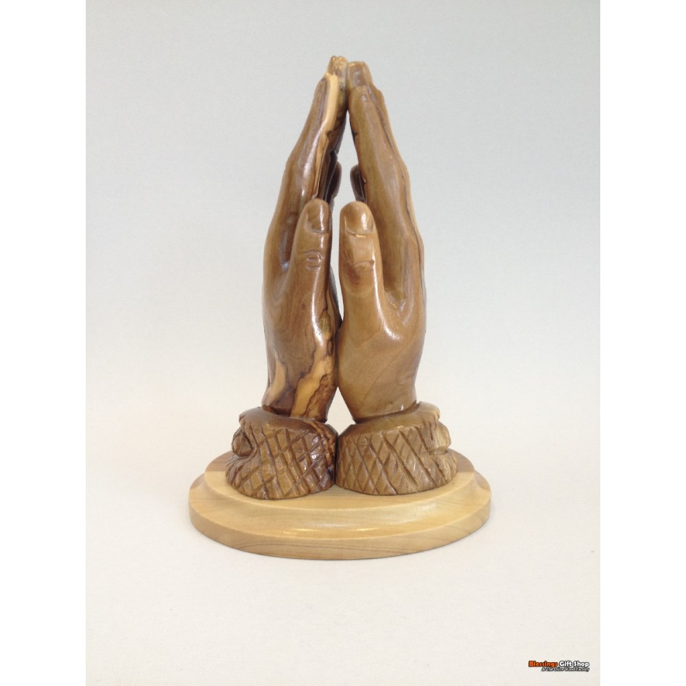 Olive Wood Praying Hands -Master Piece