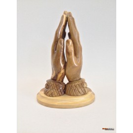 Olive Wood Praying Hands -Master Piece
