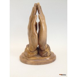 Olive Wood Praying Hands -Master Piece
