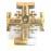 Olive wood Jerusalem Cross