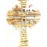 Olive wood Our Father Cross