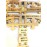 Olive wood Our Father Cross