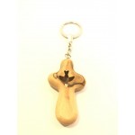 Olive wood holding cross Holy Spirit