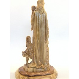 Olive Wood Jesus and Children-Master Piece