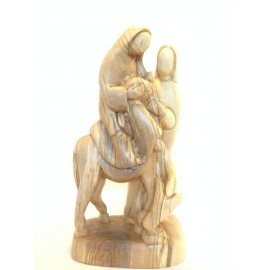 Olive Wood Flight to Egypt Figure -Large