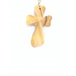 Olive Wood Keychain -Cross
