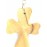 Olive Wood Keychain -Cross