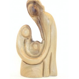 Olive Wood Holy Family-Small
