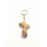 Olive Wood Keychain-Holding Cross