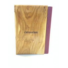 English Bible with Olive Wood Cover 