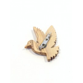 Olive Wood Peace Dove Broch