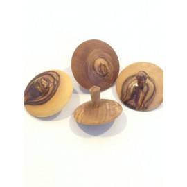 Olive Wood Spinning Top 