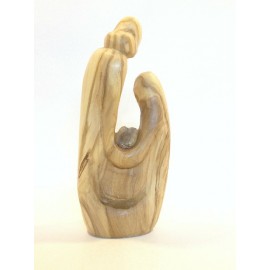 Olive Wood Holy Family-Medium