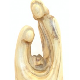 Olive Wood Holy Family-Medium