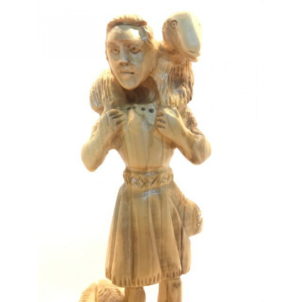 Olive wood Young Sheperd