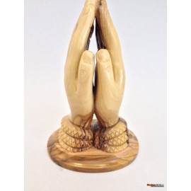 Olive Wood Praying Hands-Master Piece 
