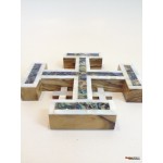 Olive Wood And Mother of Pearl Jerusalem Cross