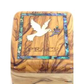Olive Wood And Mother of Pearl Box