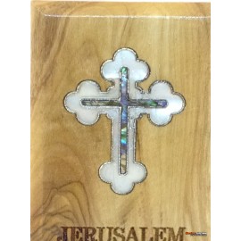 Olive Wood And Mother of Pearl Magnet