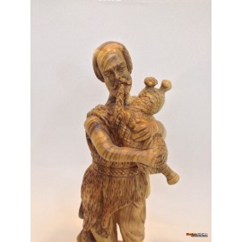 Olive Wood Nativity Set and House-Master Piece