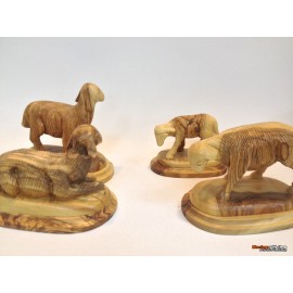 Olive Wood Nativity Set and House-Master Piece