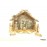 olive Wood Nativity Set and Crib