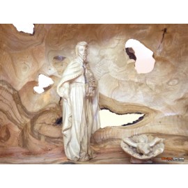 Olive Wood Nativity Set and House-Master Piece