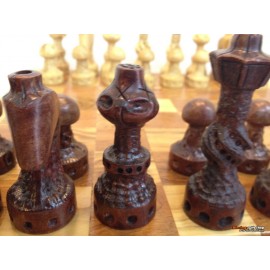 Olive Wood Chess Set and Board-Master Piece