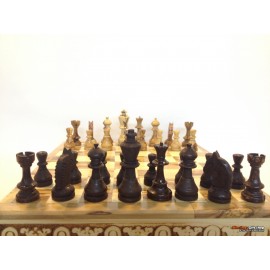 Olive Wood Chess Set and Board