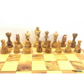 Olive Wood Chess Set and Board