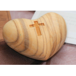 Olive Wood Heart