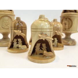 Olive Wood Nativity -Small Bell Shape