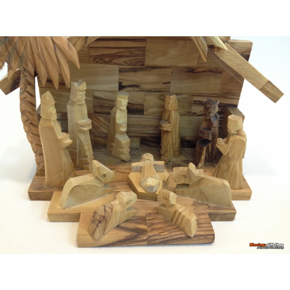 Olive Wood Crib