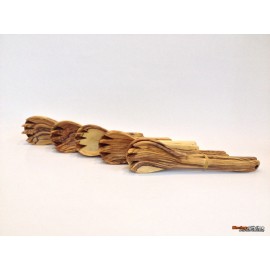 Olive Wood Spoon and Fork-Large Set 