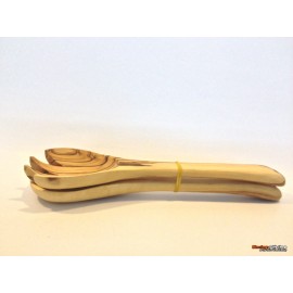 Olive Wood Spoon and Fork-Medium